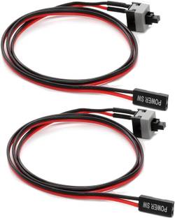 TAAPSEE  TV-out Cable 2 Pack Power On/Off/Reset Button Switch Desktop PC ATX PC Computer Motherboard