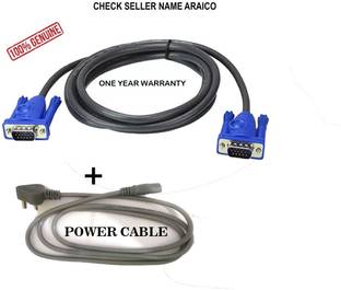 adnat  TV-out Cable VGA CABLE WITH POWER CABLE FOR COMPUTER