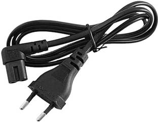 FOX MICRO  TV-out Cable 90° Angled 2-Prong Figure 8 Power Cord Angled L-Type for Samsung TV Monitors