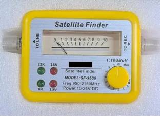 PAC  TV-out Cable SF-9506 Satellite Signal Finder Db Meter for Full Hd Dish T.V Network Setting