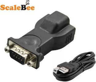 SCALEBEE  TV-out Cable USB to Serial DB9 Adapter Converter for Compatible Windows 10, 8.1, 8,7, Vista