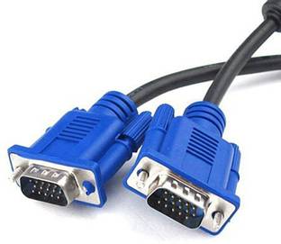 Loginpower  TV-आउट केबल Cable 1.5 M 15 Pin VGA Cable for Laptop, PC