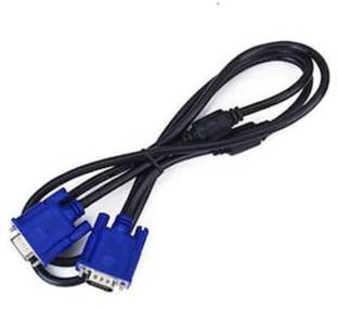 TECHON  TV-out Cable Cable 1.5 M 15 Pin VGA Cable for Laptop, PC