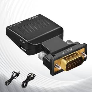 SDMINITEK  TV-out Cable VGA to HDMI Converter with Audio New Edition 1080p Video Adapter for PC. CN_s1