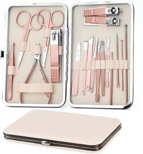 AXU TRADERS 18 PCS MANICURE PEDICURE TOOL KIT Eyebrow Thread