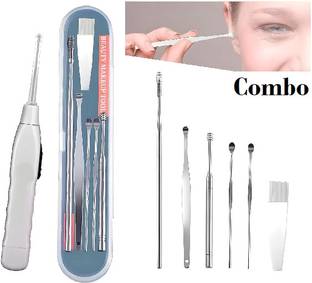 FlyTouch 6-In-1 High Quality Ear With Pu Tools Removal Kit For Kids/Adults Portable