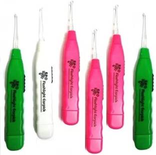 YTM Pack of 6 Ear Cleaning tools LED Flashlight EarPick Ear Wax light_Remover