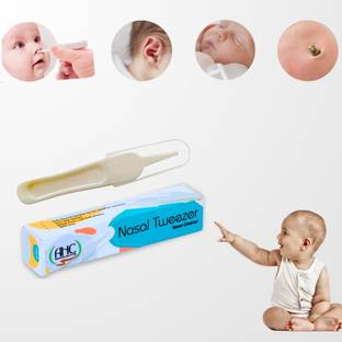 AHC Baby Nose Cleaner Tweezer White | Infant Nasal Aspirator & Plucker Tool