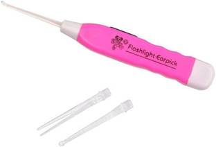 SEE INSIDE 1 Led Flashlight Earpick for Wax Cleaner With Tweezer and Electric Ear Cleaner