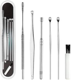 HAPANI STORE Stainless Steel Ear Wax Cleaner - Resuable Ear Cleaner Tool Set with Storage Box