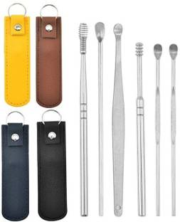 FROXY CARTS 6 Pcs Earwax Removal Kit with Keychain