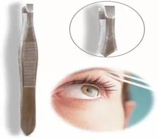 CIELOS Slant Tip Tweezer & Plucker for Upper Lip, eyebrow plucker for women