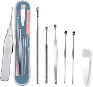 FROXY CARTS Ear Wax Cleaner Resuable Ear Cleaner Tool Set with Flashlight Earpick