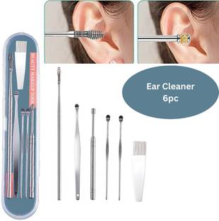 SIYDHA Best Earwax Removal Kit Reusable Nature Ear Cleaning Tools {6pc}