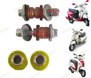 AMONRUN FRONT LINK BUSH CUSHION GREEN BUSH KIT FOR ACTIVA OLD PLEASURE OLD MAESTRO OLD KIT1 Front Brake Shoe