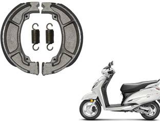 Auto Emporium Hub Motorcycle Brake Shoe With Spring set Compatible for Honda Activa Front/Back Brake Shoe Rear Brake Shoe
