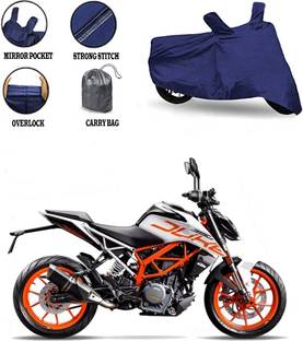 FABTEC Two Wheeler Cover for KTM Two Wheler Cover For KTM Duke 390 NAVY BLUE