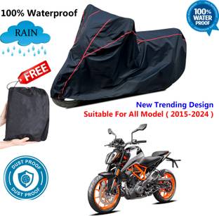 AutoGalaxy Waterproof Two Wheeler Cover for KTM
