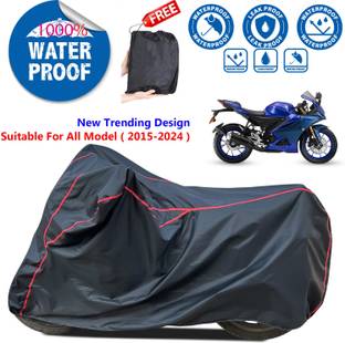 AutoGalaxy Waterproof Two Wheeler Cover for Yamaha