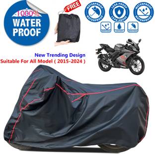 AutoGalaxy Waterproof Two Wheeler Cover for Yamaha