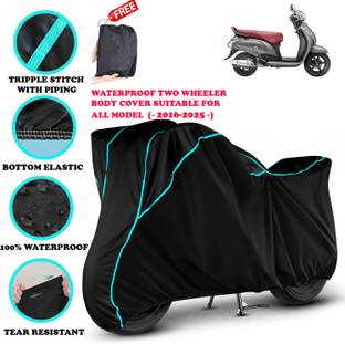 SThanaveX Waterproof Two Wheeler Cover for Suzuki