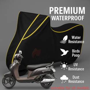 pocket bazar Waterproof Two Wheeler Cover for Suzuki