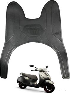 Digital Craft Black color Washable Foot Mat/Floor Mat for CHETAK EV. Bajaj Chetak Two Wheeler Mat