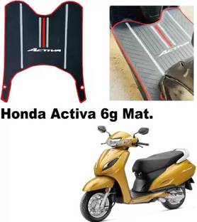 DAZZRIDE Scooty Foot Mat for Activa 6g Mat Ather 450 Two Wheeler Mat Honda Activa Two Wheeler Mat
