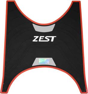 Ramanta TVS Zest Foot Mat Anti Slip PVC Rubber Footmat/Washable Floormat Compatible with TVS Zest Two Wheeler Mat