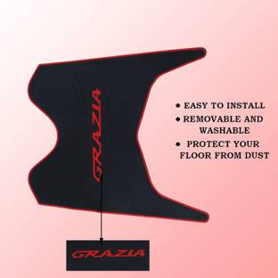 DRAXAN Foot Mat Compatible for Grazia Two Wheeler Mat Honda Grazia Two Wheeler Mat