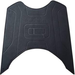 KSHEERI Anti Skid Scooter/Scooty Foot Mat Rubber Floor Mat (Black) TVS iQube Two Wheeler Mat