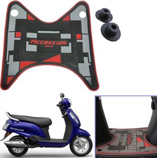 AIRSKY Anti Skid Scooter/Scooty Two Wheeler Floor/Foot Mat for Suzuki Access 125 Suzuki Access 125 Two Wheeler Mat