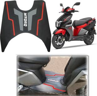 DAZZRIDE Multi Color Washable Scooty mat footmat bike mat floormat TVS Ntorq 125 TVS Ntorq 125 Two Wheeler Mat