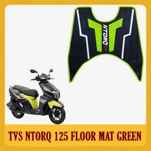 AXWee DZRD Anti Skid Foot Floor Mat for Ntorq BS4 and BS6 Scooter TVS Ntorq 125 Two Wheeler Mat