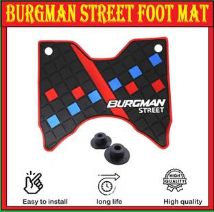 AIRSKY High Quality Rubber Scooter Floor Mat for Suzuki Burgman Street Two Wheeler Mat Honda Burgman Street Two Wheeler Mat
