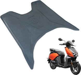 KSHEERI Anti Skid Scooter/Scooty Foot Mat Rubber Vida V1 Floor Mat (Black) Hero Two Wheeler Mat