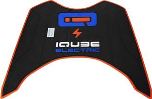 Ramanta Scooter iQube Foot Mat Anti-Slip 3D Washable Foot Mat Compatible with TVS iQube Two Wheeler Mat