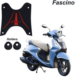 AIRSKY Washable Soft Rubber Floor Mat/Foot Mat Compatible for Fascino Yamaha Fascino Two Wheeler Mat