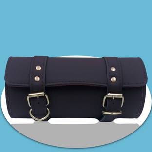 SPIRETON ROYAL BROWN RE ALL MODEL'S BELT LOCK SADDLE BAG MADE IN INDIA Saddle Bag Brown Leather Motorbike Saddlebag