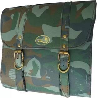 MODAROCK One-side Multicolor Leatherette Motorbike Saddlebag