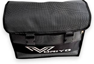 Voriyo One-side Black Fabric Motorbike Saddlebag