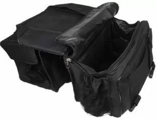 MODAROCK Double-side Black Polyester, Leatherette Motorbike Saddlebag