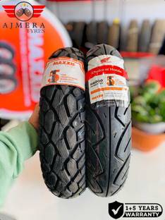 Maxxis M6000 & M6305 90/100-10 & 90/100-10 COMBO Front & Rear Two Wheeler Tyre