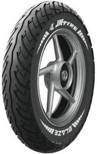 JK TYRE TYRE BLAZE BA21 90/100-10 (TUBE LESS) Front & Rear Tyre BA21 90/100-10 Rear Two Wheeler Tyre