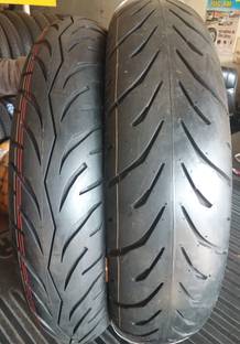 MRF 100/80-R17 & 140/70-R17 ZAPPER COMBO PACK 2 TYRES ( FRONT & REAR ) ZAPPER Front & Rear Two Wheeler Tyre