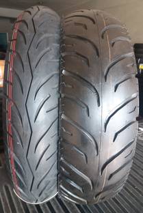 MRF 100/80-R17 ( NYLON ) & 140/60-R17 ( RADIAL ) REVZ Y COMBO PACK 2 TYRES ( FRONT- NYLON & REAR- RADIAL ) REVZ - Y Front & Rear Two Wheeler Tyre