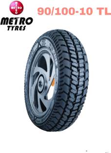 METRO TYRES 90/100-10 90/100-10 Rear Two Wheeler Tyre