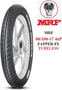 MRF Zapper-FS 80/100-17 46P TUBELESS Front Two Wheeler Tyre