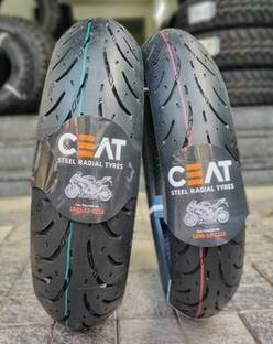 CEAT 110/70-R17 ( RADIAL) & 150/60-R17 ( RADIAL ) COMBO PACK 2 TYRES ( FRONT & REAR) RADIAL Front & Rear Two Wheeler Tyre
