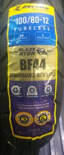 JK TYRE 100/80-R12 BLAZE 44 TVS NTORQ 125 Front Two Wheeler Tyre